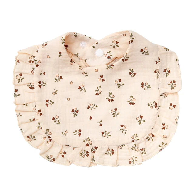 Flower Print Baby Bibs