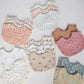 Flower Print Baby Bibs