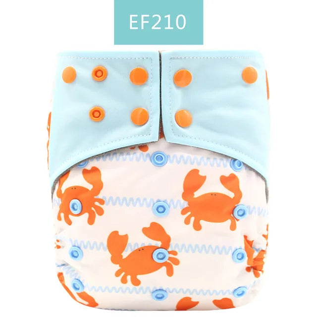 Bamboo Charcoal Waterproof Cloth Diaper