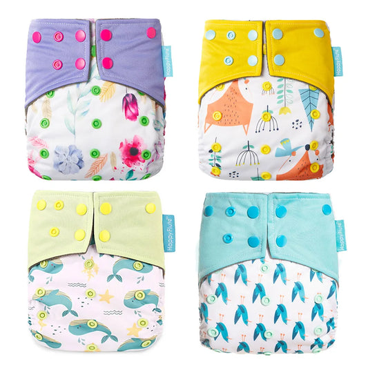 Bamboo Charcoal Waterproof Cloth Diaper