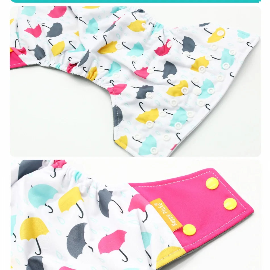 Bamboo Charcoal Waterproof Cloth Diaper