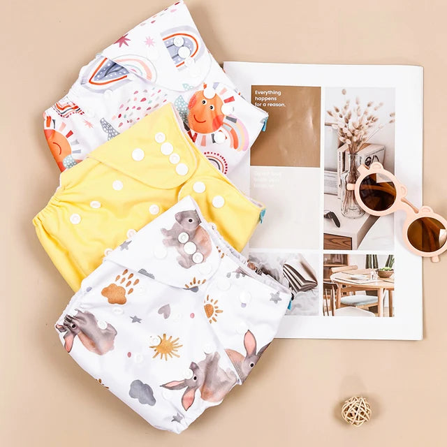 Breathable Mesh Cloth Baby Pocket Diapers