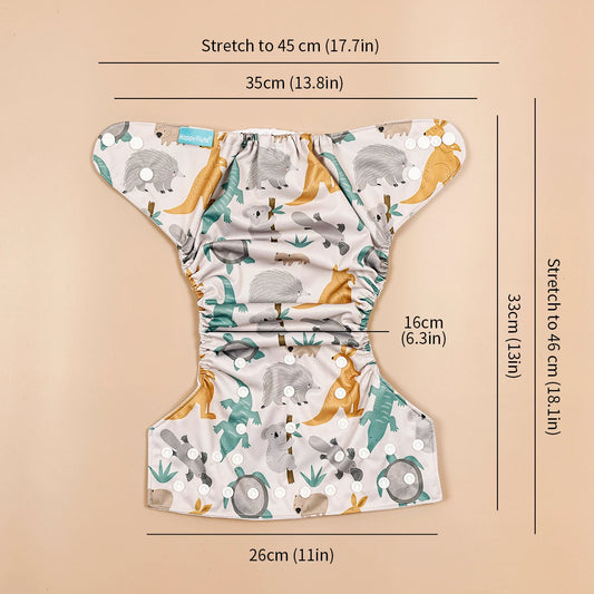 Breathable Mesh Cloth Baby Pocket Diapers