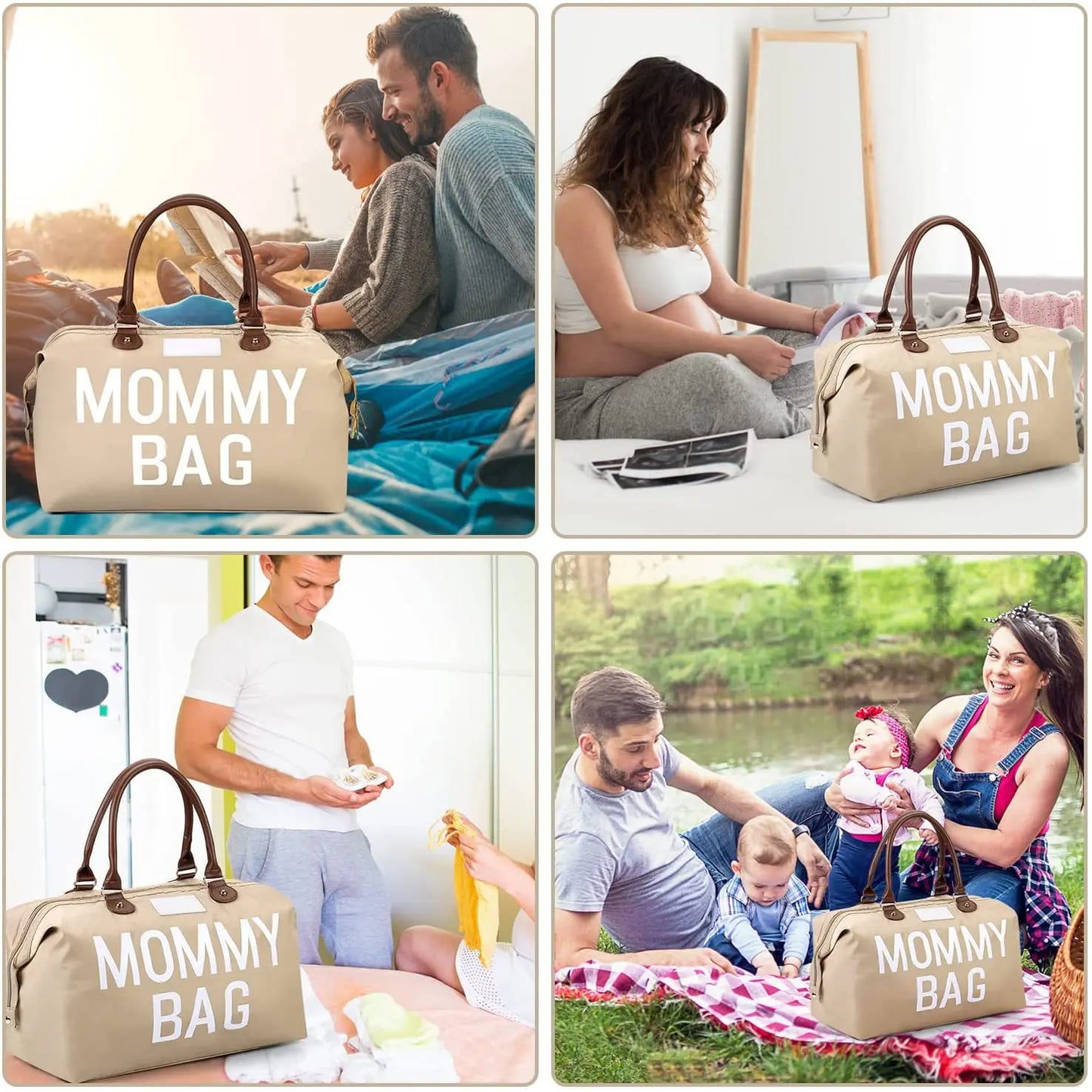 Mama Tote Diaper Bag & Backpack