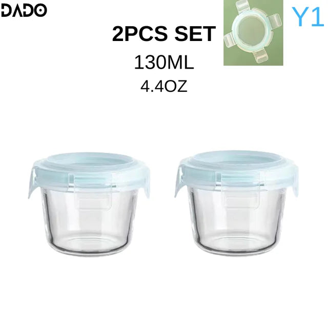Mini Glass Baby Food Storage Jars