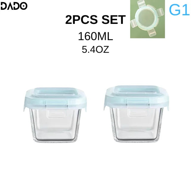 Mini Glass Baby Food Storage Jars