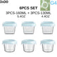 Mini Glass Baby Food Storage Jars